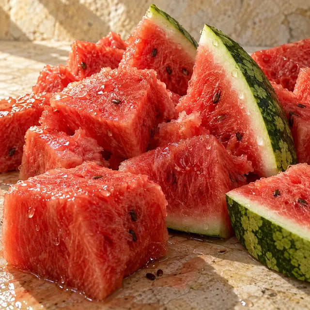 Fresh watermelon, cut into chunks